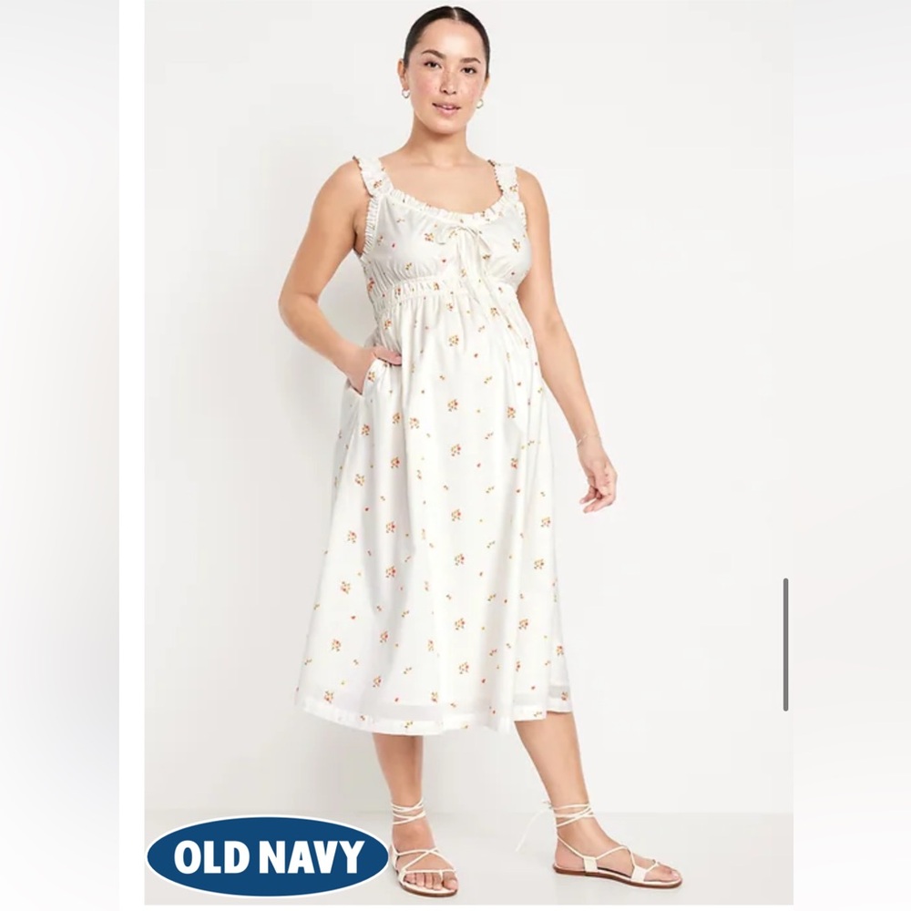 Old Navy Maternity Sleeveless Fit & Flare Dress